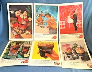 KOMPLETTER SATZ 6 COCA COLA ANZEIGEN 1962 NATIONAL GEOGRAPHIC MAGAZINE - Bild 1 von 7