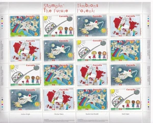 Canada 2000 #1839-42 "Birds of Canada " Full Pane of 16 MNH VF - Bild 1 von 1