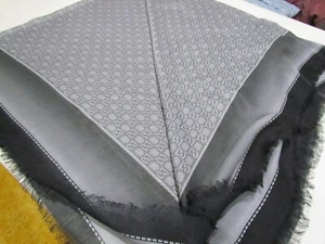 Gucci GG Monogram Scarf Modal Light Gray 140cm x 140cm - Picture 1 of 22
