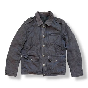 Vintage Dolce & Gabbana Cargo Grey Military Jacket with Removable Liner Size M - Picture 1 of 24