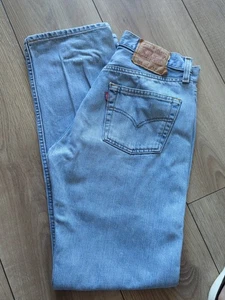 Vintage Levis 501 hellblaue Jeans W30 L32 Nr38 - Bild 1 von 3