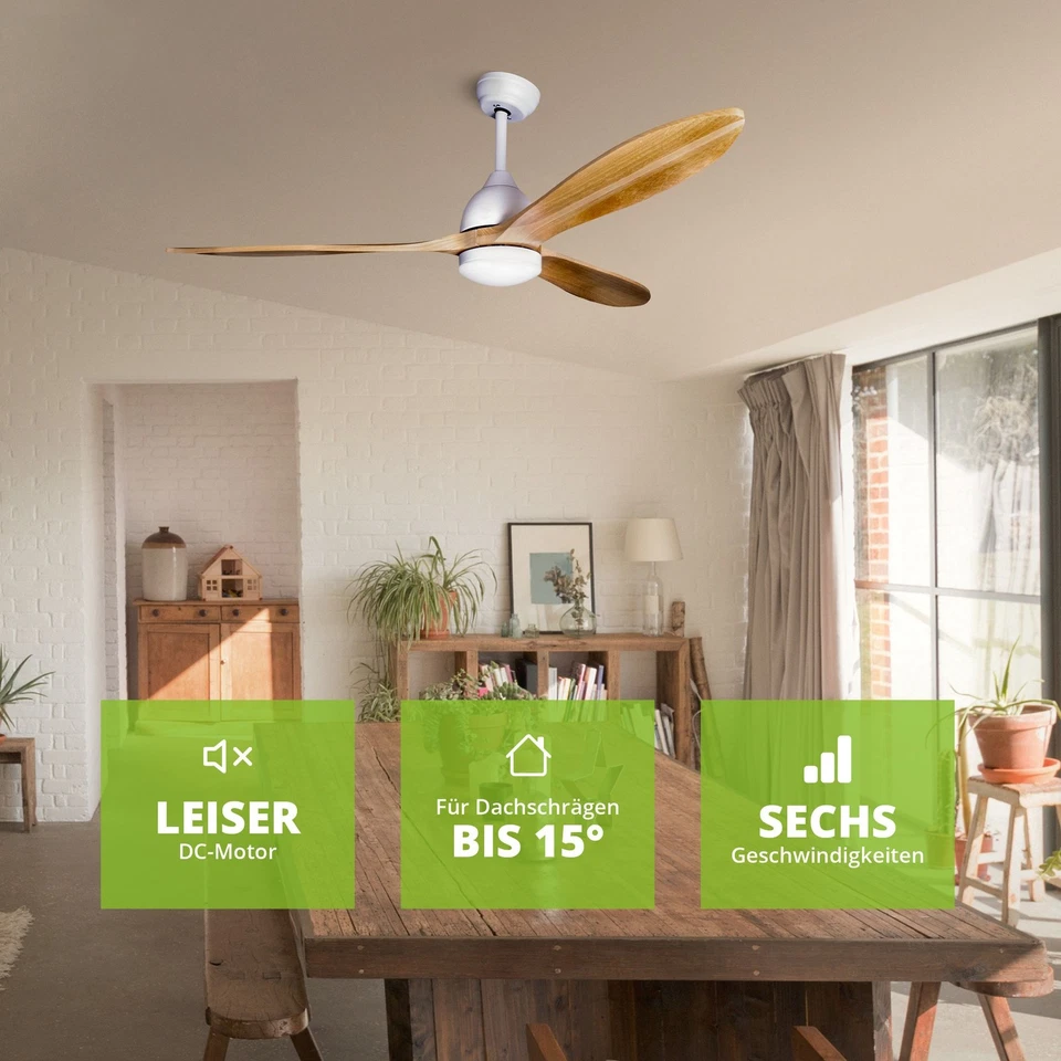 Ceiling Fan Model Airora and Airora XL with LED - Design Ceiling Fan with - Image 1 of 1