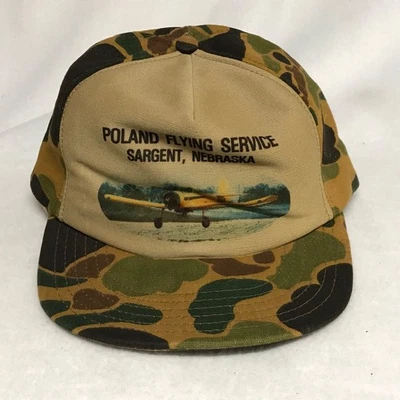 Sombrero/Gorra de Colección Polonia Flying Service Camuflaje Snapback - Sargent Nebraska Foto 1 de 4