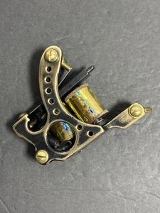 Custom Black Distressed Brass Walker style Tattoo Machine NOT national,bishop - Picture 1 of 10