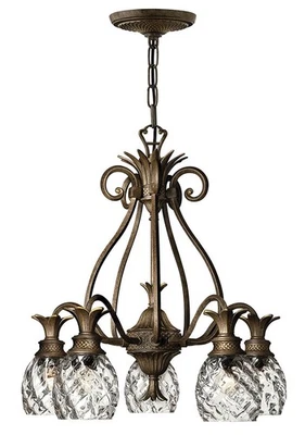 Hinkley Lighting H4885 Bronze Plantation 5-Light 1 Tier Chandelier - Image 1 of 4