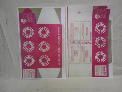 REPRODUCTION / REPLICA Dunkin' Donuts Box holds dozen pink 1972 1977 - Image 1 of 4