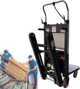 Carro de saco eléctrico carro para subir escaleras 250 kg Max carro de mano subir escaleras - Imagen 1 de 14