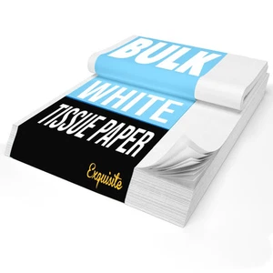 White Tissue Paper For Gift Bags, White Tissue Paper Bulk - 120 Sheets 20" X ... - Picture 1 of 6
