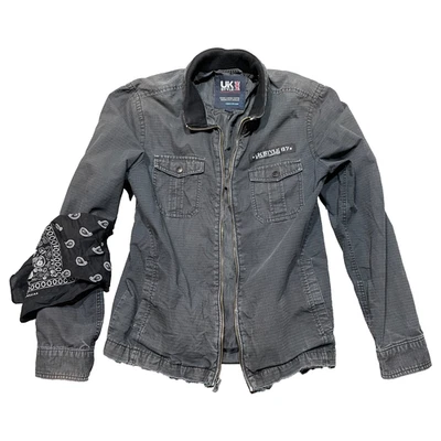 VTG French Connection Jacket Distressed Repaired Military Y2K  Light Faded USED - Image 1 of 4