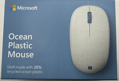 Microsoft Ocean Plastic I38-00013 Wireless Mouse - Bluetooth  Model 1929 - Image 1 of 4