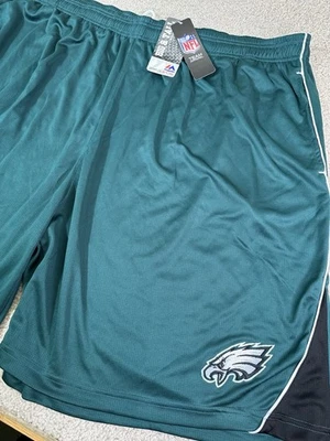 Pantalones Cortos Philadelphia Eagles Verde Majestuoso NFL • 5XL Para Hombre Grande y Alto - NUEVO Foto 1 de 4