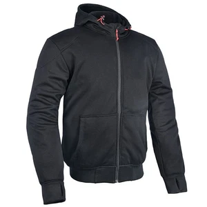Oxford Super Hoodie 2.0 MS Motorcycle Motorbike - Tech Black - Picture 1 of 2