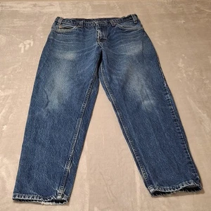 Jeans Vintage 550 Para Hombre 32X30 Azul Relajado Cónico 100% Algodón Usa Naranja Pestaña - Imagen 1 de 9