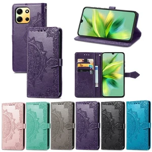 Handy Tasche für Infinix Hot 11 11S 12 Play 20 20i 20s Schutz Hülle Flip Case - Picture 1 of 18