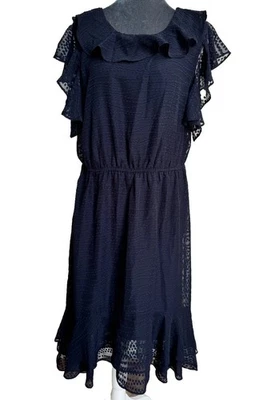 Calvin Klein Dress 12 Fairy Grunge Whimsigoth Romantic Coquette Boho Ruffle - Image 1 of 4