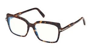 Occhiali montatura da vista TOM FORD FT5947-B/V 052 Dark Havana 54-17 - Foto 1 di 1