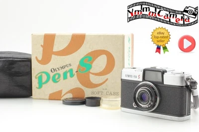 [Near MINT in Box] OLYMPUS PEN S Half Frame Camera D.Zuiko 28mm f/3 From JAPAN - Image 1 of 4