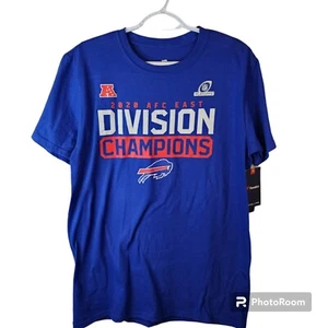 Buffalo Bills 2020 AFC East Division Champions Fanatics T Shirt Mens M NWT - Picture 1 of 6