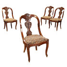 Grupa 4 krzeseł Ludwika-Philippe'a orzech włoski XIX wiek