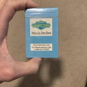 1 Deck Of Playing Cards Tropicana Casino Hotel Resort Las Vegas New Sealed Box - Picture 1 of 6