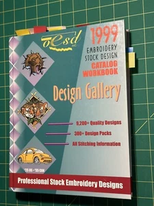 1999 Embroidery Stock Design Catalog Workbook - Picture 1 of 8