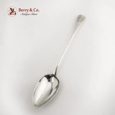 Cuchara de relleno inglesa Thomas Dicks plata de ley 1824 mono PBL Foto 1 de 4