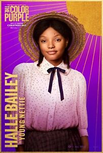 2023 Plakat promocyjny Druk "Kolor fioletowy" Musical Film Dekoracja Prezent Halle Bailey