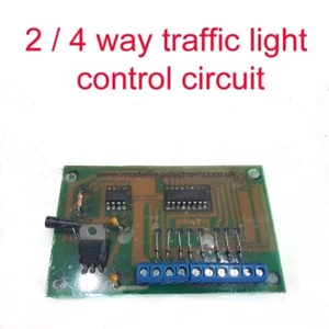 2 / 4 Way Traffic Light Control Circuit For Model Railway, N / OO / HO Gauge - Picture 1 of 1