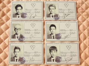 EXO EXO-K 1st Album XOXO Wolf Photocard Set Kai Sehun Baekhyun Chanyeol Suho DO - Picture 1 of 15