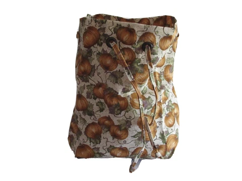 Longaberger Autumn Tote Pumpkin Patch Fabric Liner # 2060684 Cover