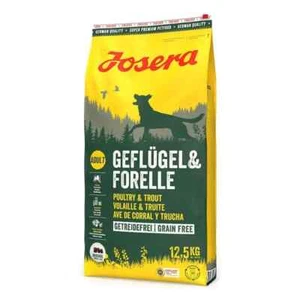 12,5 kg JOSERA Trockenfutter Geflügel & Forelle adulte aktive Hunde getreidefrei - Bild 1 von 2