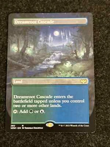 Dreamroot Cascade Borderless - Innistrad: Crimson Vow - Near Mint - Rare - Picture 1 of 2