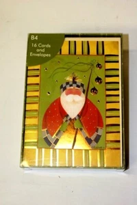 2 Schachteln mit 16 Grußkarten & Umschlägen Weihnachtsmann von Fiddlestix Xmas - Bild 1 von 1