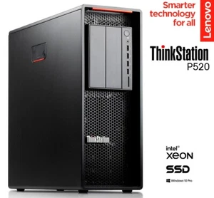 Station de travail Lenovo ThinkStation P520 W-2123 GTX1080 128 Go RAM 2 To SSD WIN11 WIFI - Photo 1/9