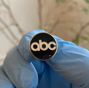 ABC American Broadcasting Company Lapel Hat Pin - New Old Stock - Picture 1 of 2