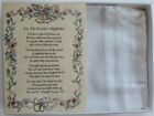 Stepfather Dad Hankie Handkerchief  Poem Wedding Gift Keepsake Stepson Groom 145