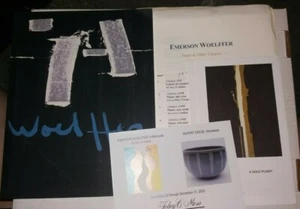 EMERSON WOELFFER Solo Flight 2003 exhibition catalog Black Mountain Ed Ruscha - Picture 1 of 11