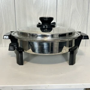 Kitchen Craft by West Bend Padella elettrica 11" nucleo liquido acciaio inox - Foto 1 di 10