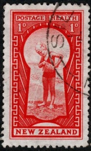 NEW ZEALAND 1935 Health, Child Pouring Water Very Fine Used SG 576 - Picture 1 of 1