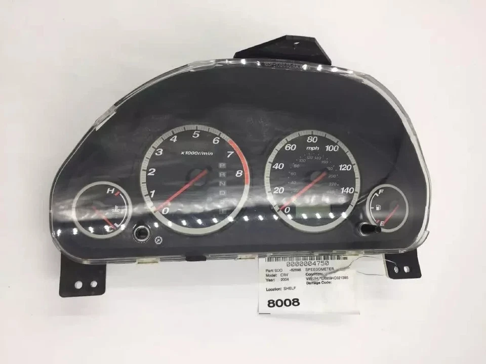 2002-2004 Honda CRV AT Speedometer Instrument Cluster US market OEM Foto 1 de 4