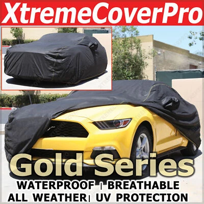 2024 FORD MUSTANG WATERPROOF CAR COVER W/MIRROR POCKET -BLACK - Image 1 of 4