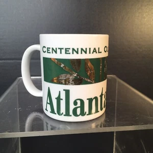 Atlanta Olympics 1996 Coffee Mug Tea Cup Centennial Games Green And Gold - Picture 1 of 7