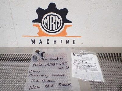 Allen Bradley 800A-M2BC24C Ser B Botón de Contacto Momento Transparente Nuevo Foto 1 de 4
