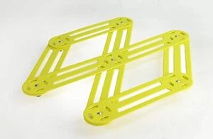 Roger Orfevre Expandable Trivet 6 Branches Table Mat, French Made (Yellow) - Picture 1 of 3