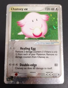 Chansey 96/109 Pokemon TCG Ruby & Sapphire Ultra Rare Holo Card 2003 NINTENDO MP - Picture 1 of 3