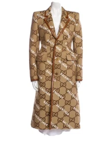 Gucci X Balenciaga The hacker project Hourglass Coat SOLD OUT! Size 46 LARGE - Picture 1 of 16