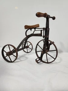 Vintage Toy Tricycle Salesman Sample Steel And Wood Construction - Picture 1 of 11