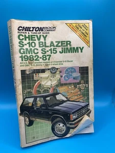 Chilton Chevy S-10 Blazer GMC S-15 Jimmy 1982-87 Repair Manual - Picture 1 of 7