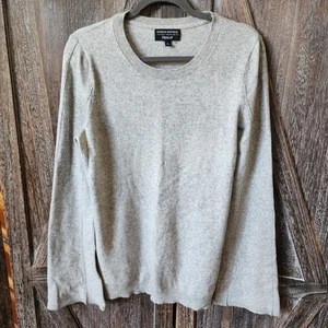 Banana Republic Pullover Damen Größe Large grau Wolle-Kaschmir-Mischung Glockenärmel - Bild 1 von 11