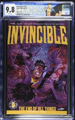🤯 Low Pop/Low Print Invincible #140 - CGC 9.8 - Lorenzo Di Felici Variant Cover - Image 1 of 3